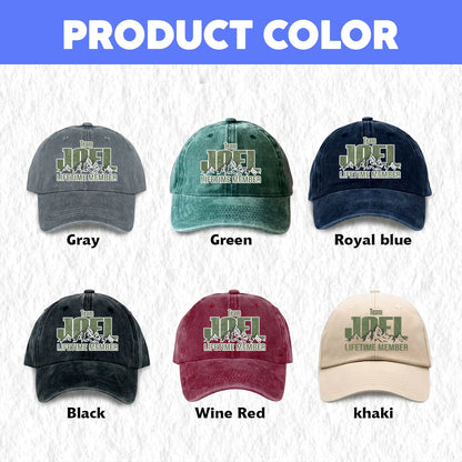 Team Your Name Lifetime Member Mountain Cap JOEL 13K1 C58PF