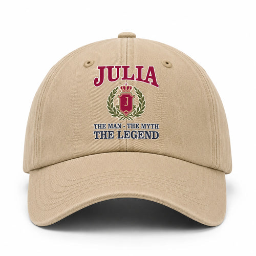 The Man The Myth The Legend Royal Khaki Cap JULIA 13K1 C116PF