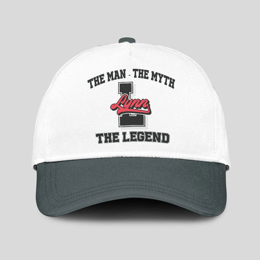 The Man The Myth The Legend Custom Initial Letter And Name Cap LYNN 13K1 C38PF