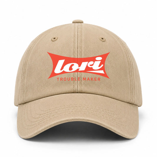 Trouble Maker Red Logo Washed Cap LORI 13K1 C78PF