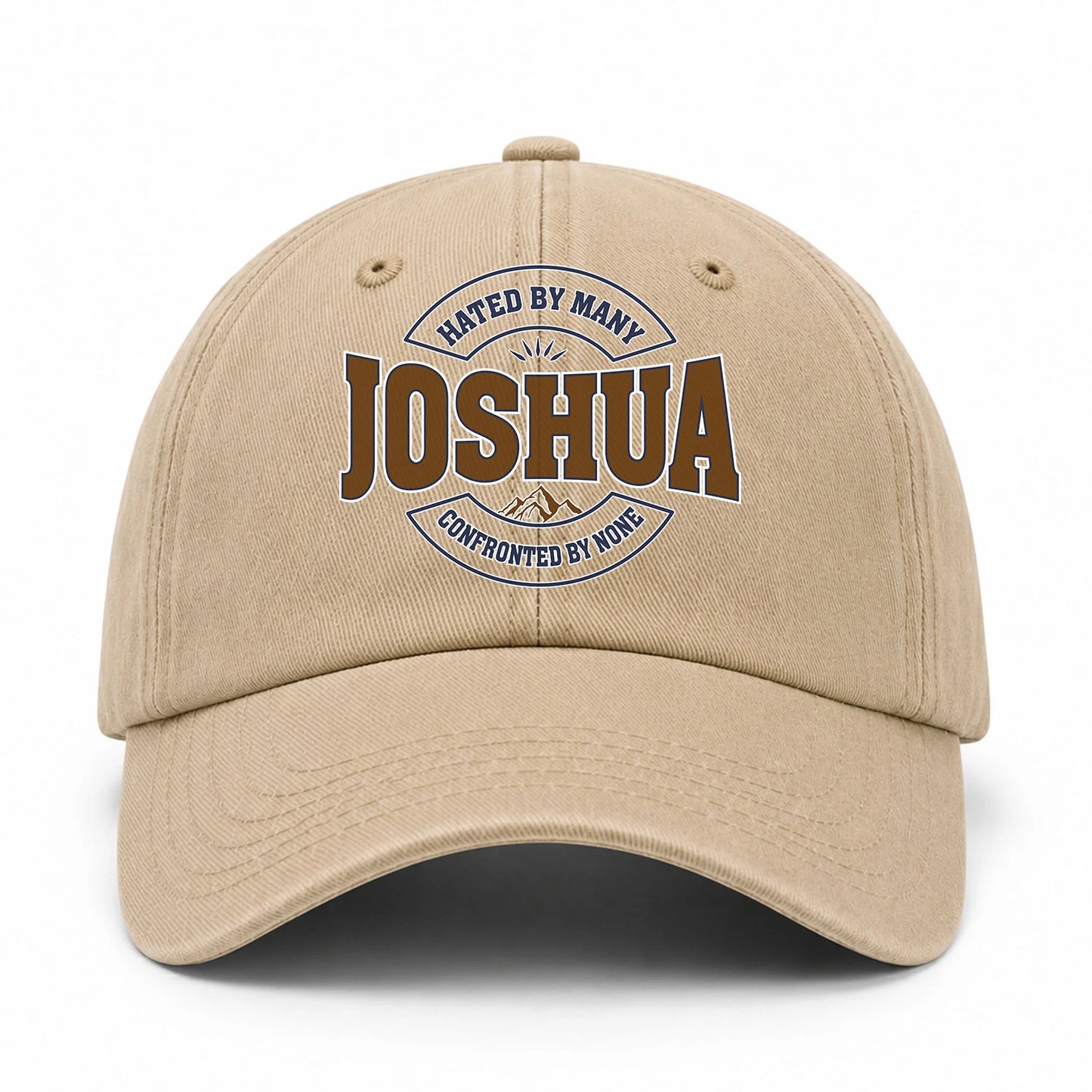 Hated By Many Confronted By None Washed Cap JOSHUA 13K1 C36PF