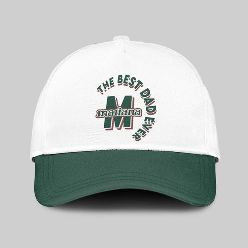The Best Dad Ever Custom Name Cap MARIANA 13K1 C35PF