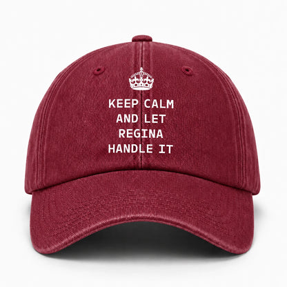 Have No Fear Your Name Is Here Halloween Washed Cap REGINA 13K1 C108PF