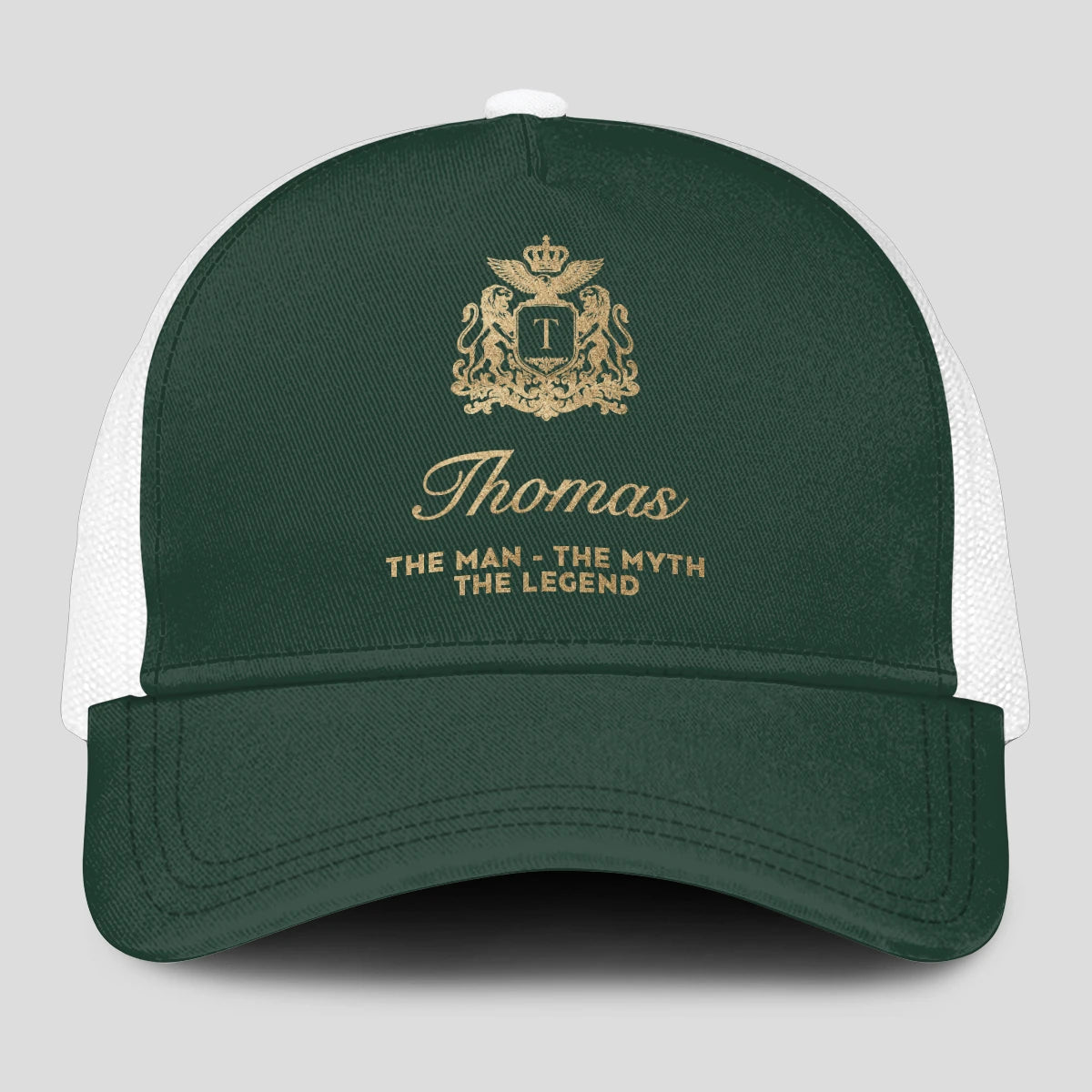 The Man The Myth The Legend Sage Green Mesh Cap THOMAS 13K1 C192PF