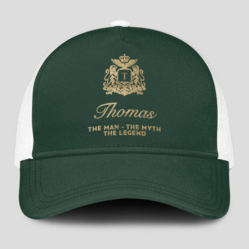 The Man The Myth The Legend Sage Green Mesh Cap THOMAS 13K1 C192PF