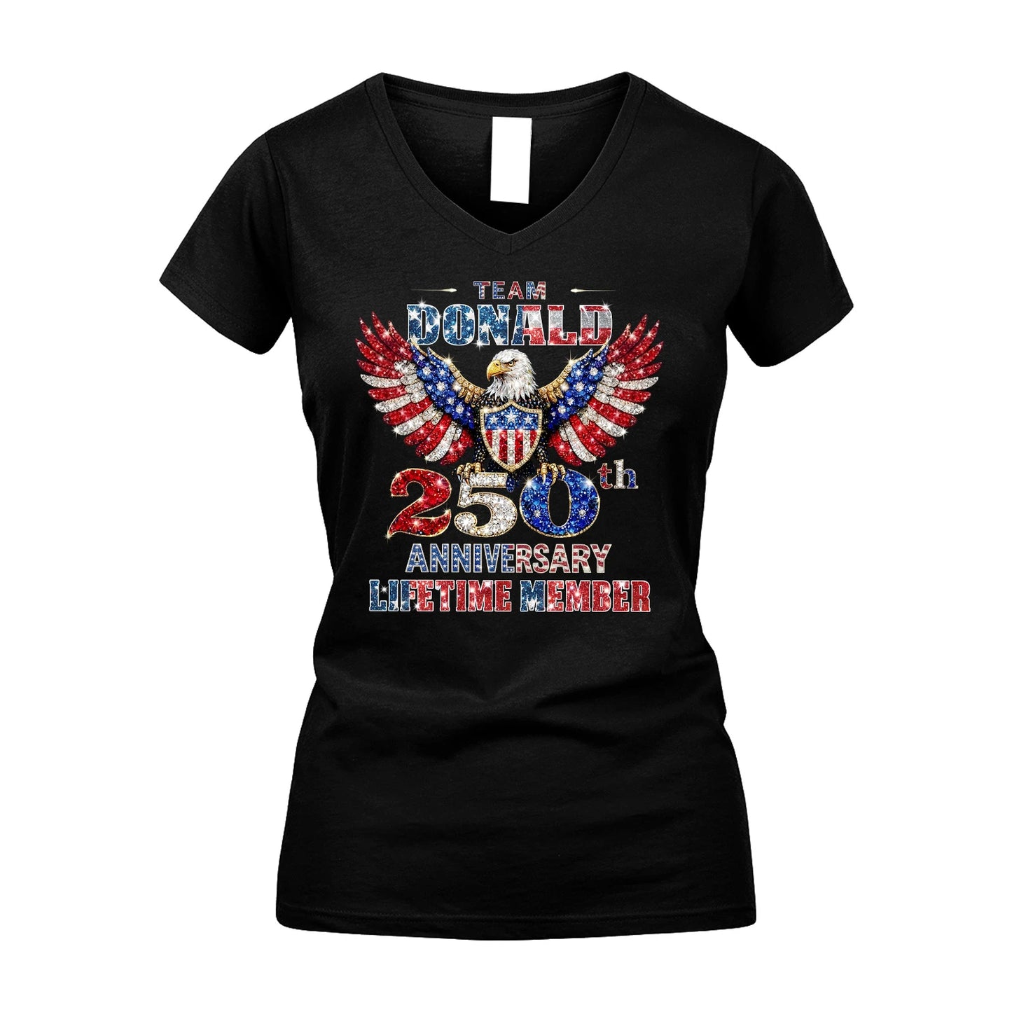 DON 13K1-523 Personalized "Team...Lifetime Member" America 250 Design