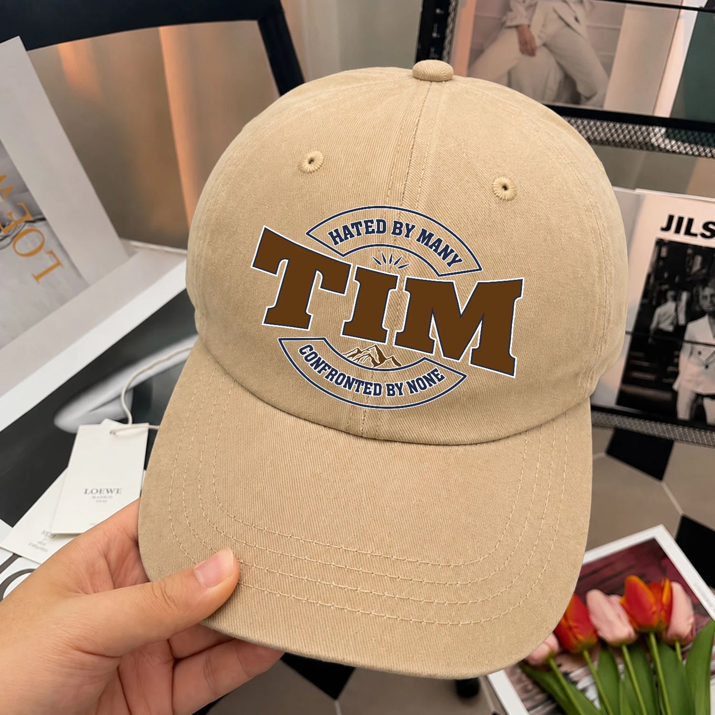 Hated By Many Confronted By None Washed Cap TIM 13K1 C36PF