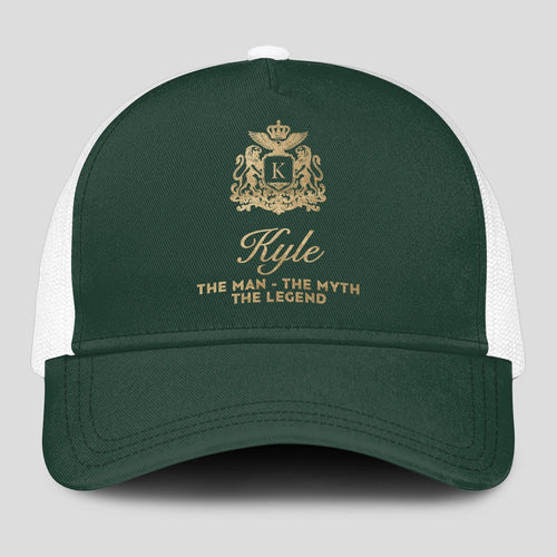 The Man The Myth The Legend Sage Green Mesh Cap KYLE 13K1 C192PF