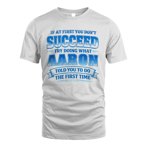 AARON 13K1-502 If At First You Don't Succeed...