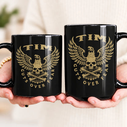 Guts Over Fear Eagle And Skull Mug TIM 13K1 MG28