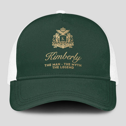 The Man The Myth The Legend Sage Green Mesh Cap KIMBERLY 13K1 C192PF