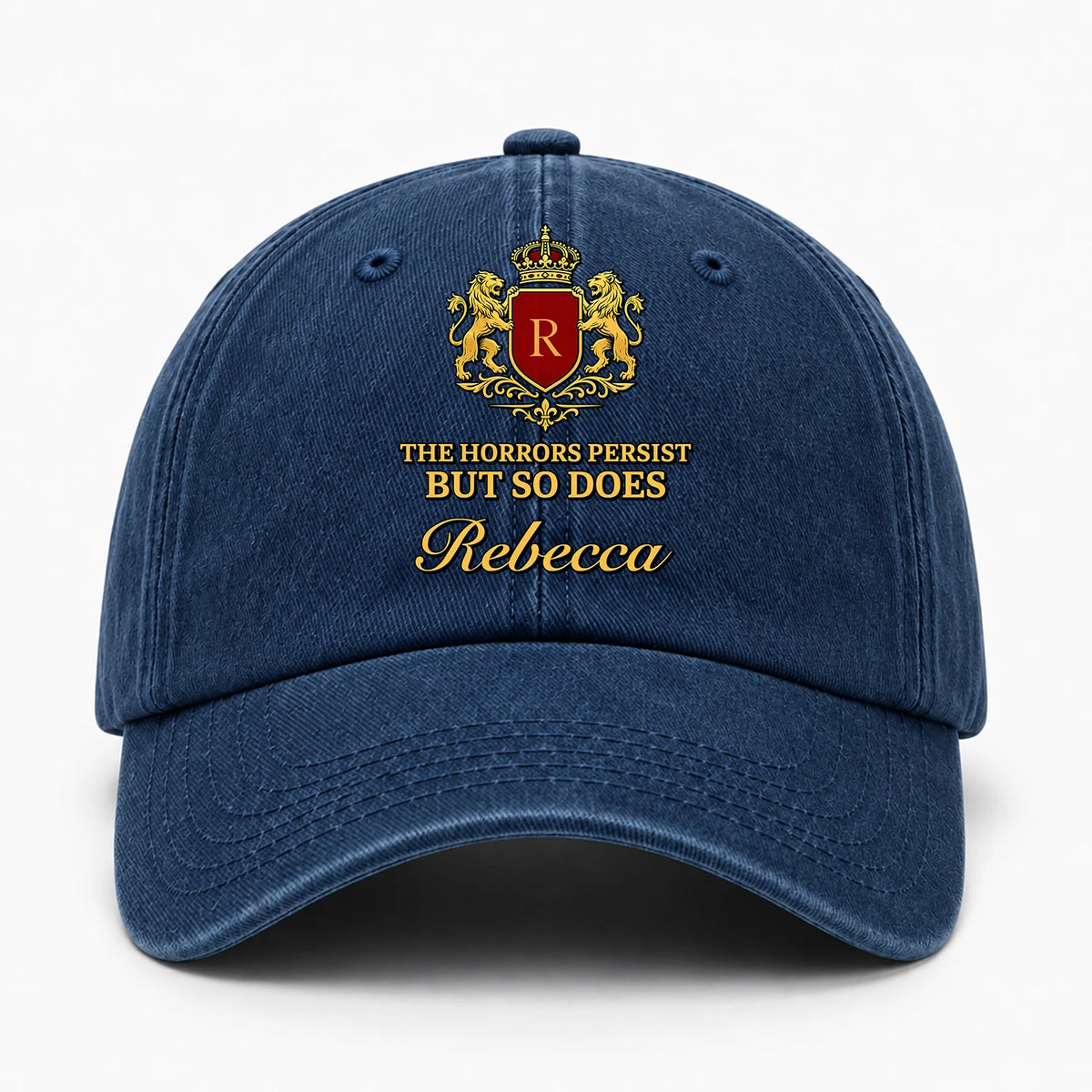 The Horrors Persist But So Does Your Name Luxury Washed Cap REBECCA 13K1 C113PF
