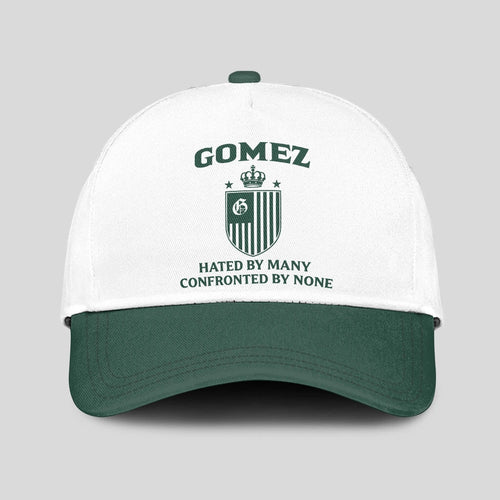 Hated By Many Confronted By None Luxury Logo Cap GOMEZ 13K1 C41PF