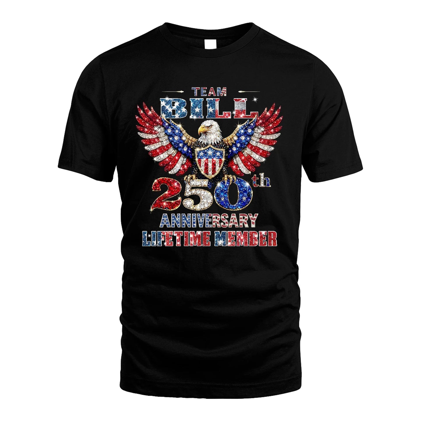 BETTY 13K1-523 Personalized "Team...Lifetime Member" America 250 Design
