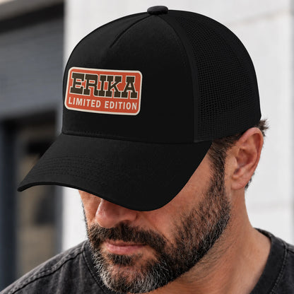 Limited Edition Red Logo Black Mesh Cap ERIKA 13K1 C215PF