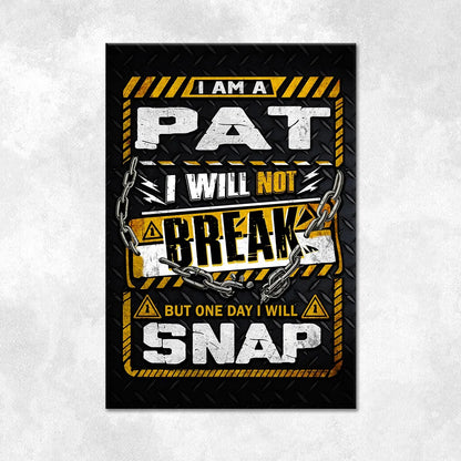 PAT Motivational Rug – Black & Yellow Quote Carpet for Living Room 13K1-AR1
