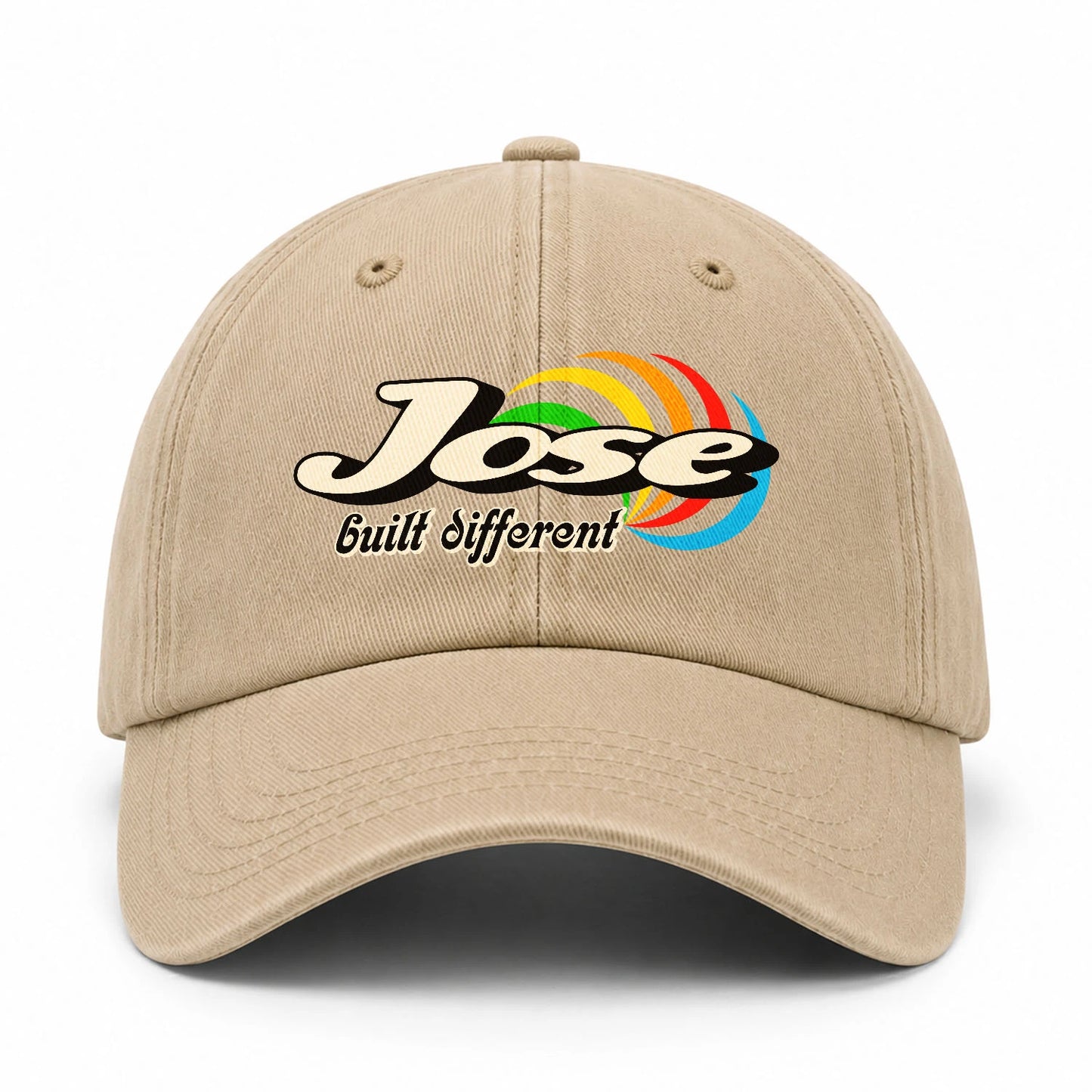 Your Name Built Different Retro Washed Cap JOSE 13K1 C55PF