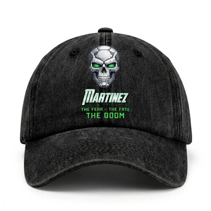 The Fear The Fate The Doom Skull Washed Cap MARTINEZ 13K1 C99PF