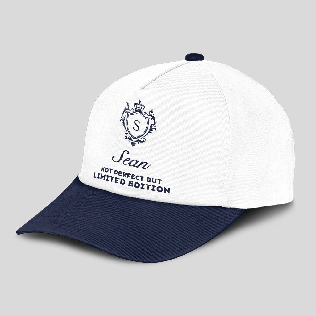 Not Perfect But Limited Edition Blue And White Luxury Cap SEAN 13K1 C151PF