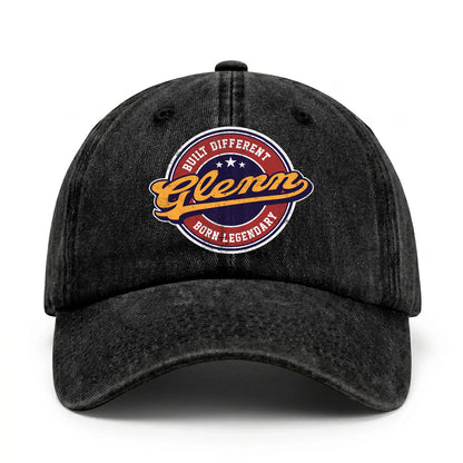 Built Different Born Legendary Logo Washed Cap GLENN 13K1 C65PF
