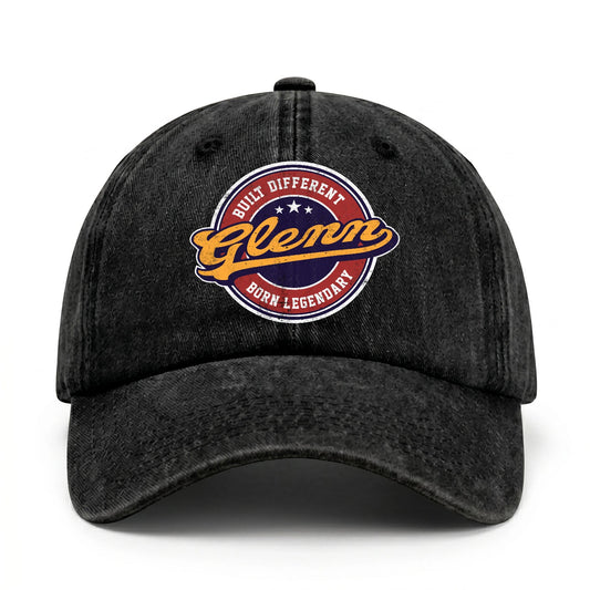 Built Different Born Legendary Logo Washed Cap GLENN 13K1 C65PF