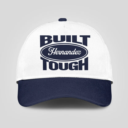 Built Your Name Tough Slogan Blue And White Cap HERNANDEZ 13K1 C95PF