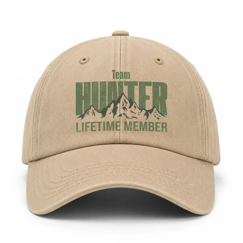 Team Your Name Lifetime Member Mountain Cap HUNTER 13K1 C58PF