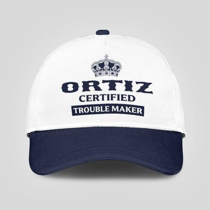 Certified Your Name Trouble Maker Washed Cap ORTIZ 13K1 C148PF
