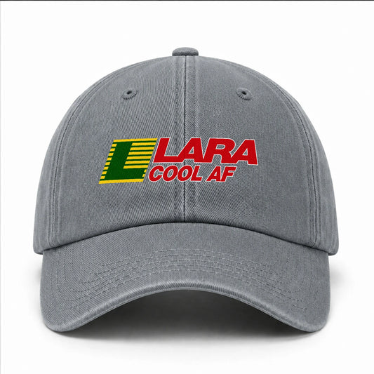 Your Name Cool Af Funny Washed Cap LARA 13K1 C85PF