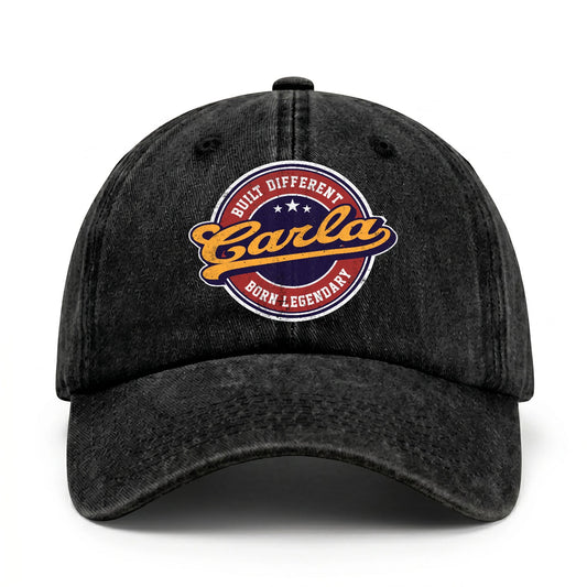 Built Different Born Legendary Logo Washed Cap CARLA 13K1 C65PF