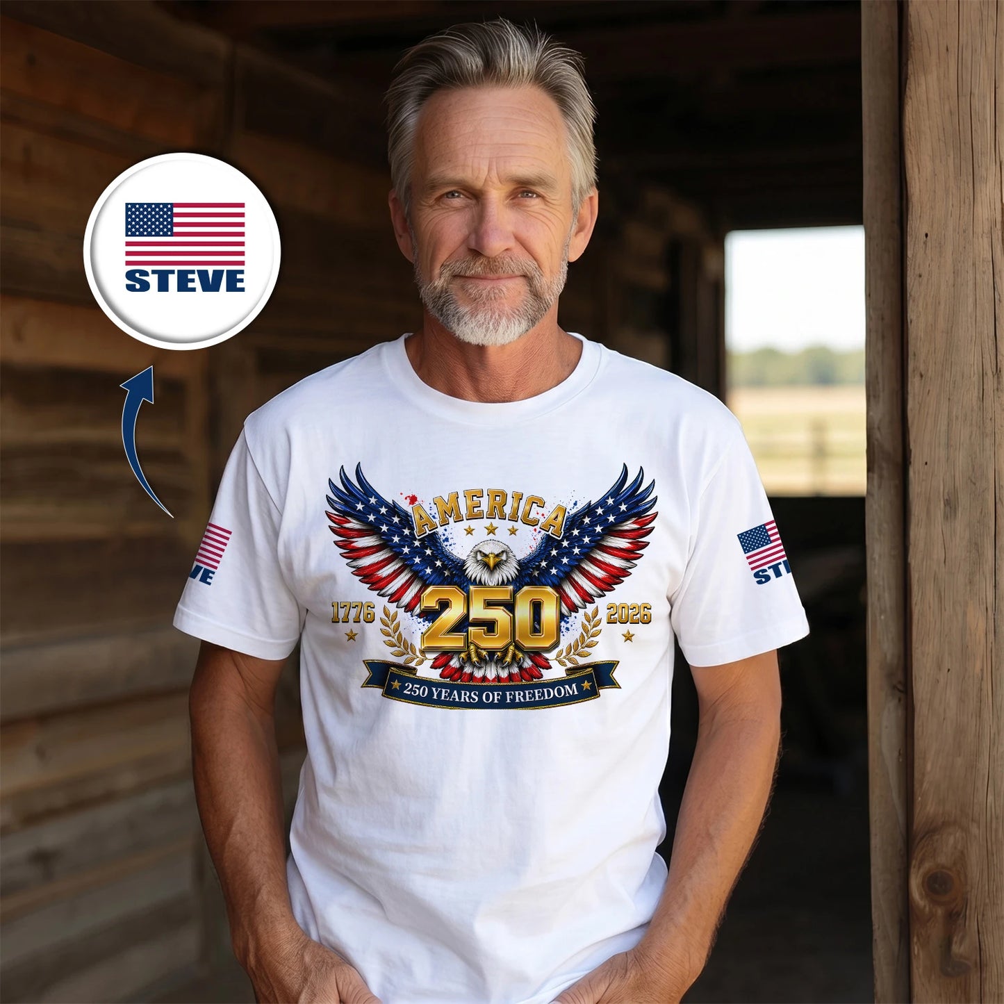 STEVE 13K1-550 America 1776-2026 250 Years of Freedom