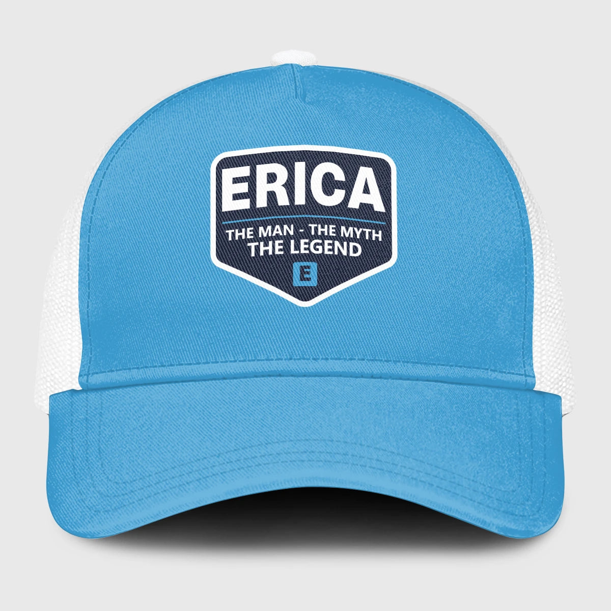 The Man The Myth The Legend Light Blue Mesh Cap ERICA 13K1 C190PF
