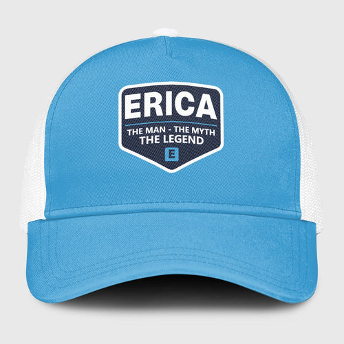 The Man The Myth The Legend Light Blue Mesh Cap ERICA 13K1 C190PF