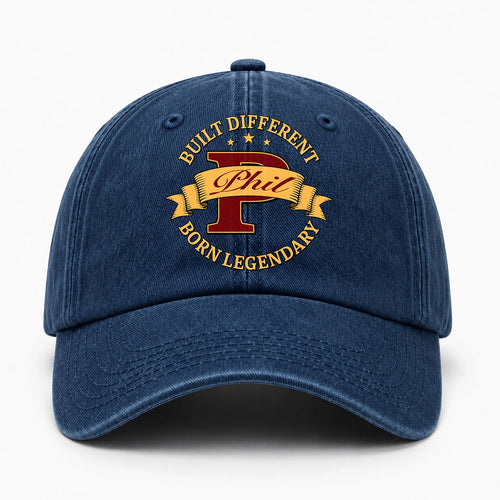 Built Different Born Legendary Royal Washed Cap PHIL 13K1 C71PF