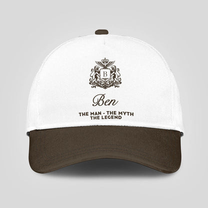 The Man The Myth The Legend Brown Cap BEN 13K1 C47PF