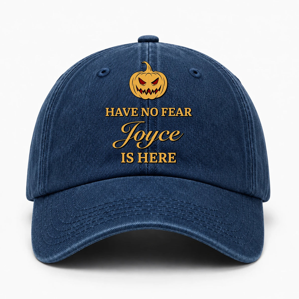 Have No Fear Your Name Is Here Jack O' Lantern Washed Cap JOYCE 13K1 C165PF