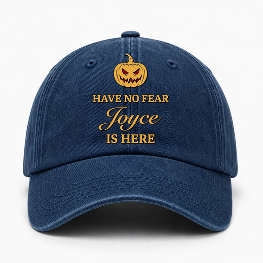 Have No Fear Your Name Is Here Jack O' Lantern Washed Cap JOYCE 13K1 C165PF