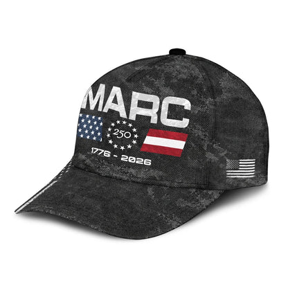 MARC 13K1-C13PF 250th Anniversary Patriotic Baseball Cap 1776–2026