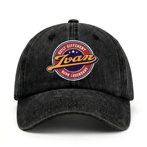 Built Different Born Legendary Logo Washed Cap IVAN 13K1 C65PF