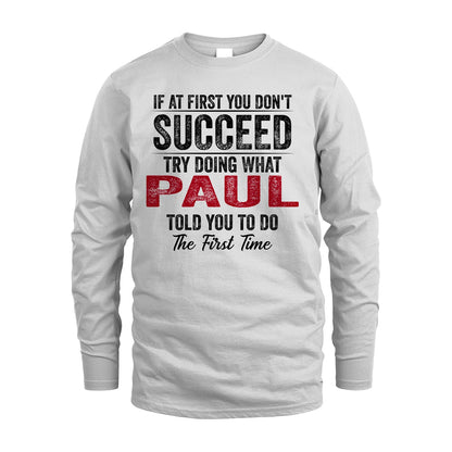 PAUL 13K1-357 If At First You Don't Succeed...