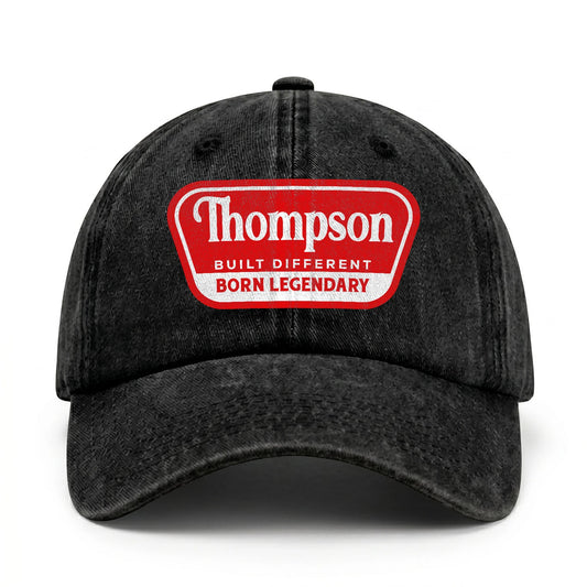 Built Different Born Legendary Red Logo Washed Cap THOMPSON 13K1 C63PF