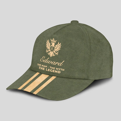 The Man The Myth The Legend King Eagle Golden And Olive Cap EDWARD 13K1 C150PF