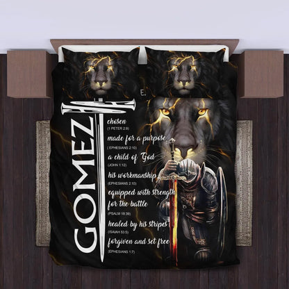 GOMEZ Limited Edition Personalized Bedding Set 13K1-BS1