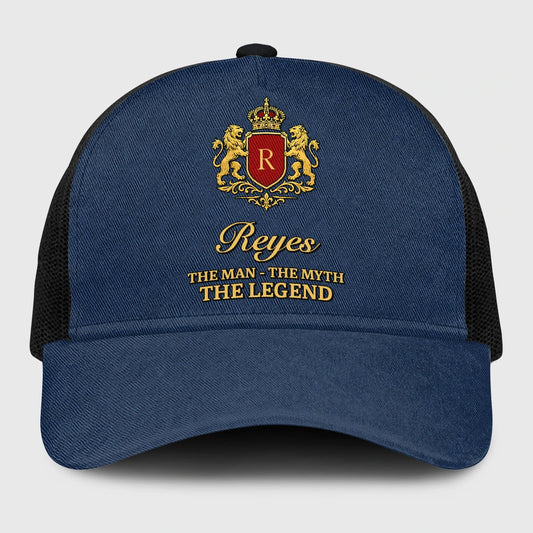 The Man The Myth The Legend Royal Blue Mesh Cap REYES 13K1 C187PF