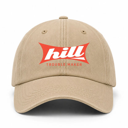 Trouble Maker Red Logo Washed Cap HILL 13K1 C78PF