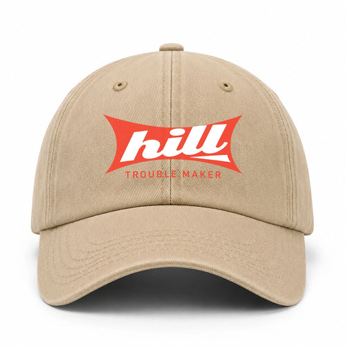 Trouble Maker Red Logo Washed Cap HILL 13K1 C78PF