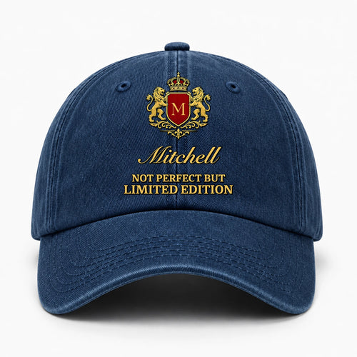 Not Perfect But Limited Edition Royal Blue Washed Cap MITCHELL 13K1 C133PF