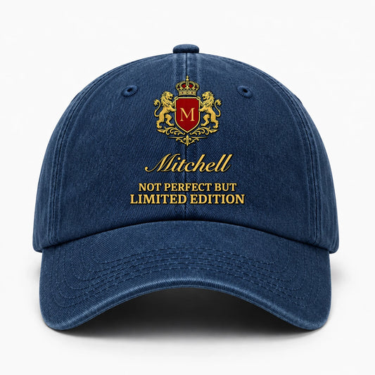 Not Perfect But Limited Edition Royal Blue Washed Cap MITCHELL 13K1 C133PF