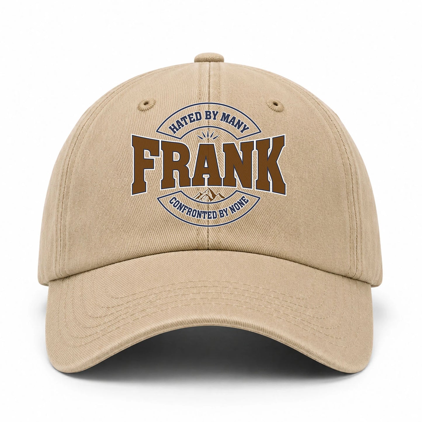 Hated By Many Confronted By None Washed Cap FRANK 13K1 C36PF