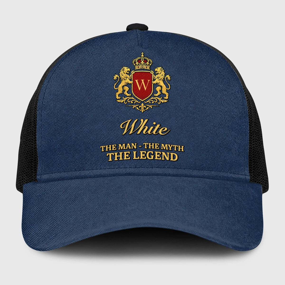 The Man The Myth The Legend Royal Blue Mesh Cap WHITE 13K1 C187PF